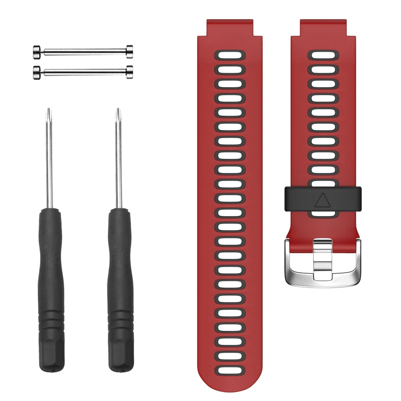 22MM Replacement Silicone Watchband Outdoor Sport Watch strap for Garmin Forerunner 220 230 235 620 630 735XT GPS Sports Watch
22MM Replacement Silicone Watchband Outdoor Sport Watch strap for Garmin Forerunner 220 230 235 620 630 735XT GPS Sports Watch