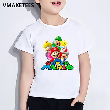 Kids Summer Short Sleeve Girls & Boys Tshirt Children Super Mario Bros Cartoon Print T-shirt Funny Casual Baby Clothes,ooo5222
Kids Summer Short Sleeve Girls & Boys Tshirt Children Super Mario Bros Cartoon Print T-shirt Funny Casual Baby Clothes,ooo5222