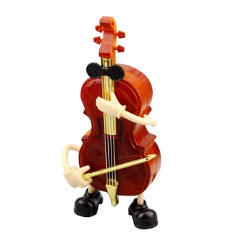 NICEXMAS 1 Pc Music Box Violin Shaped Wind up Miniature Handmade Plastic Melody Box for Christmas
NICEXMAS 1 Pc Music Box Violin Shaped Wind up Miniature Handmade Plastic Melody Box for Christmas