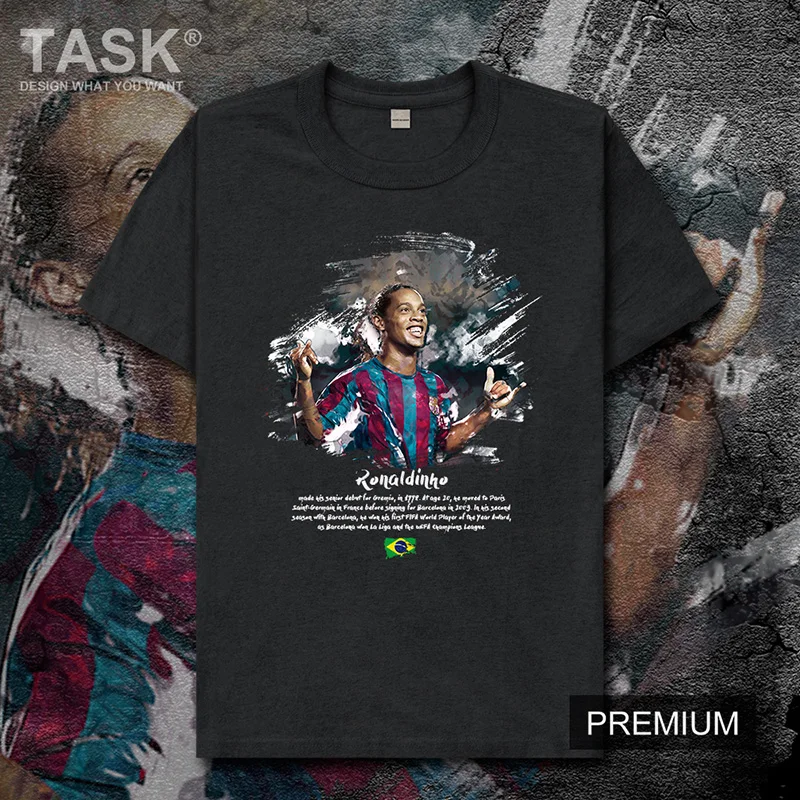 Ronaldinho mens t shirt Brazil jerseys footballer new tshirt cotton fitness Short Sleeve The fans t-shirts clothes casual summer
Ronaldinho mens t shirt Brazil jerseys footballer new tshirt cotton fitness Short Sleeve The fans t-shirts clothes casual summer
