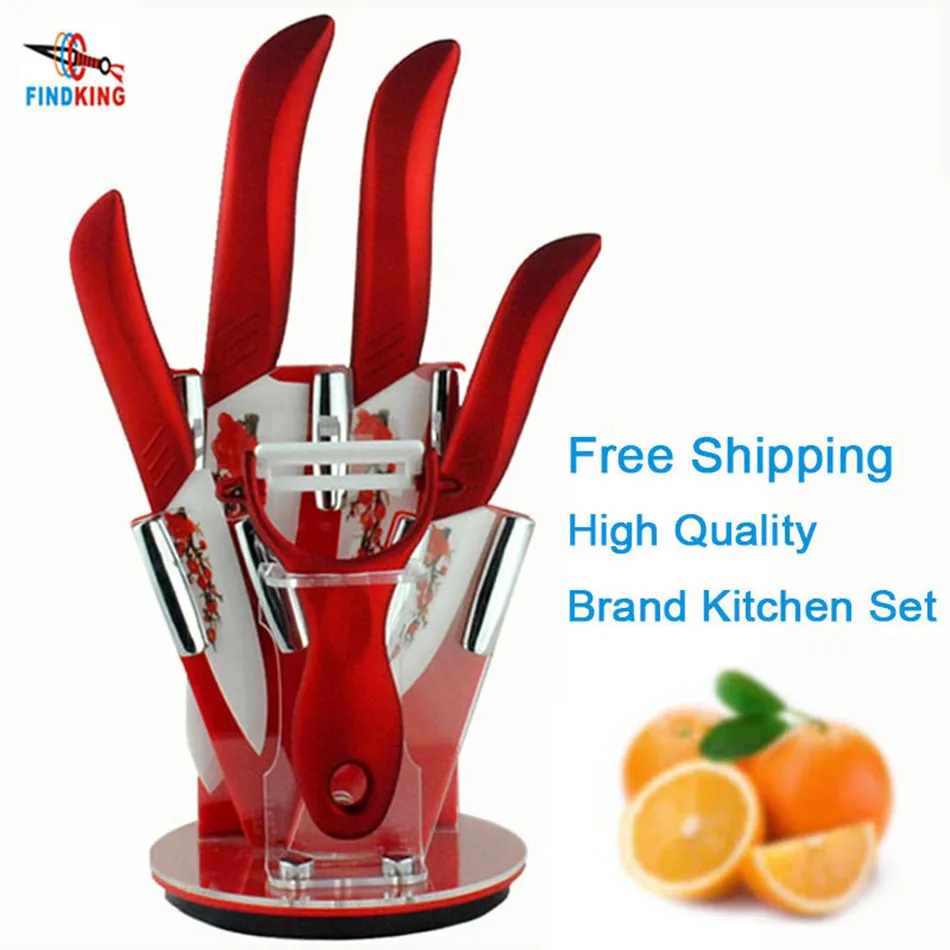 High quality Zirconia kitchen knife set Ceramic Knife tool Set 3" 4" 5" 6" inch + Peeler+Holder
High quality Zirconia kitchen knife set Ceramic Knife tool Set 3" 4" 5" 6" inch + Peeler+Holder