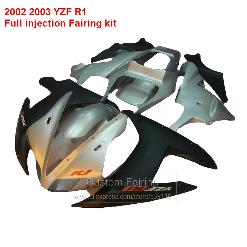 Комплект обтекателей для YAMAHA YZF R1 02 03 (черно-серебристый) yzfr1 2002 2003 обтекатели TP25
Комплект обтекателей для YAMAHA YZF R1 02 03 (черно-серебристый) yzfr1 2002 2003 обтекатели TP25