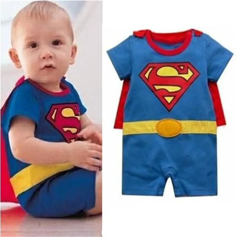 Short Sleeve Baby Boy Superman Batman Romper with Dress Smock Animal Jumpsuits Infant Costumes
Short Sleeve Baby Boy Superman Batman Romper with Dress Smock Animal Jumpsuits Infant Costumes