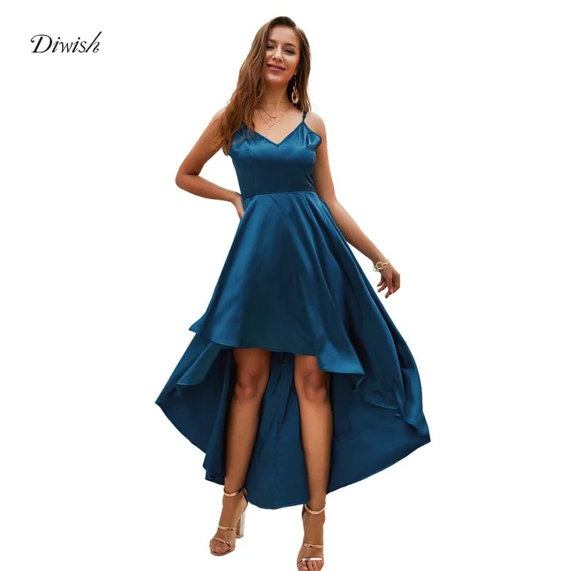 Diwish Formal Dress Women Elegant 2019 Solid Red Blue Spaghetti Strap Dress V-Neck Sexy Backless Party Dress Long Summer Dress
Diwish Formal Dress Women Elegant 2019 Solid Red Blue Spaghetti Strap Dress V-Neck Sexy Backless Party Dress Long Summer Dress