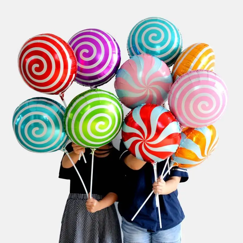 3pcs Candy Doughnut Lollipop Theme Helium Foil Balloons Round Balls Baby Shower Girl Sweet Birthday Party Supplies kids Toy Gift
3pcs Candy Doughnut Lollipop Theme Helium Foil Balloons Round Balls Baby Shower Girl Sweet Birthday Party Supplies kids Toy Gift