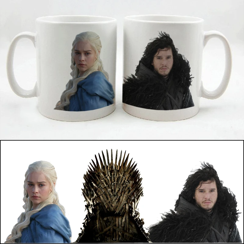 New Style Song Of Ice And Fire Game Of Thrones Jon Snow Daenerys Targaryen Printing Coffee Cups and Mugs, 2 Styles Optional
New Style Song Of Ice And Fire Game Of Thrones Jon Snow Daenerys Targaryen Printing Coffee Cups and Mugs, 2 Styles Optional
