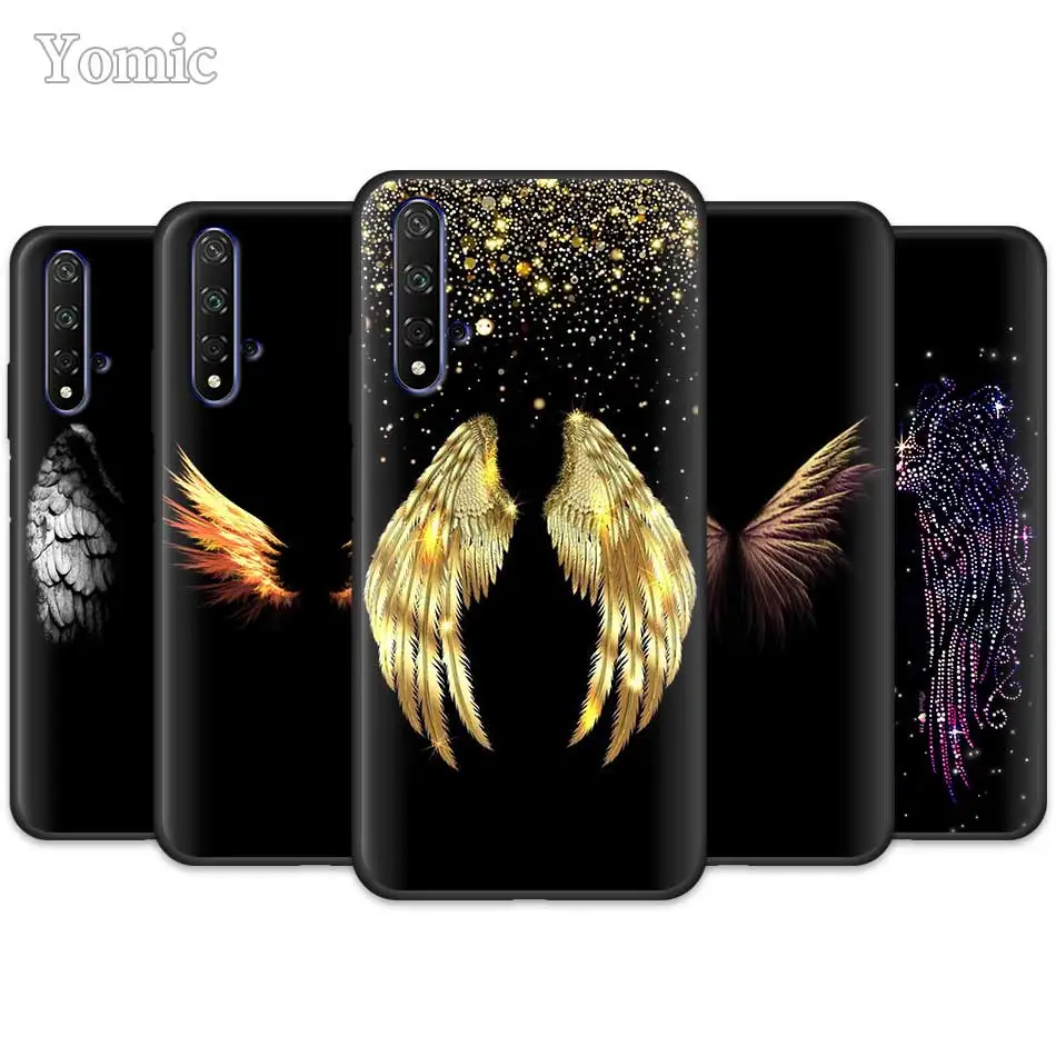 Black Silicone Case for Huawei Honor 20 Pro 9 10 20 Lite 7A 7C 7S 8A Pro 8X 8C 8S View 20 angel wings TPU Soft Phone Cases Coque
Black Silicone Case for Huawei Honor 20 Pro 9 10 20 Lite 7A 7C 7S 8A Pro 8X 8C 8S View 20 angel wings TPU Soft Phone Cases Coque