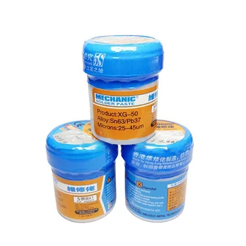Repair Solder Paste1pc Liquid Flux Solder Paste Machanic XG-50 35g Leaded Welding Tool Low Temperature Melting Point 183 Degree
Repair Solder Paste1pc Liquid Flux Solder Paste Machanic XG-50 35g Leaded Welding Tool Low Temperature Melting Point 183 Degree