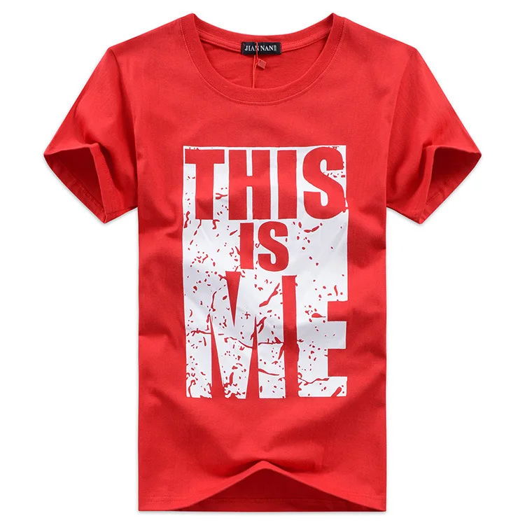 hot! free shipping men 100% cotton printed short-sleeve T shirt 3d t-shirt rock casual high street this is me binni
hot! free shipping men 100% cotton printed short-sleeve T shirt 3d t-shirt rock casual high street this is me binni
