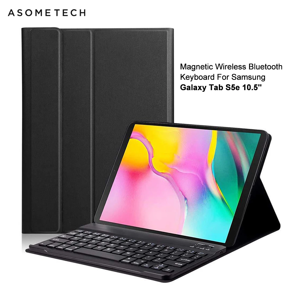 SMT720/T725 Wireless Bluetooth Keyboard For Samsung Galaxy Tab S5e 10.5'' Magnetic Tablet Backlit Keyboard Protective Case Cover
SMT720/T725 Wireless Bluetooth Keyboard For Samsung Galaxy Tab S5e 10.5'' Magnetic Tablet Backlit Keyboard Protective Case Cover