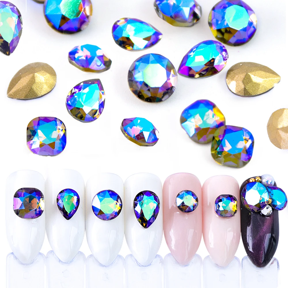 10pcs Nail Art Rhinestones AB Crystal Gems Strass Square Water Drop Flowers Diamond 3D Charm Glitter Stone Manicure Decor JI676
10pcs Nail Art Rhinestones AB Crystal Gems Strass Square Water Drop Flowers Diamond 3D Charm Glitter Stone Manicure Decor JI676