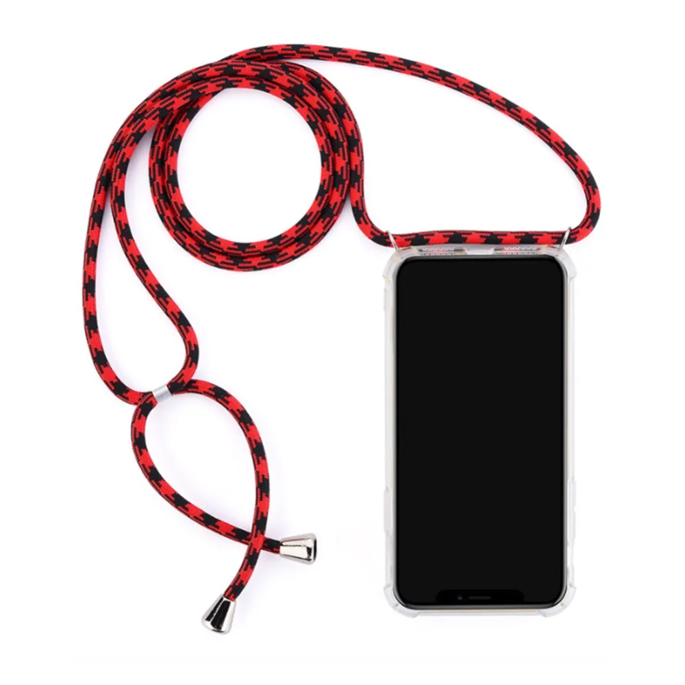 For iPhone 6 /6S 4.7 inch Phone Transparent Soft TPU Phone Case with 1.5M Necklace Cord Ropes Protective Case
For iPhone 6 /6S 4.7 inch Phone Transparent Soft TPU Phone Case with 1.5M Necklace Cord Ropes Protective Case