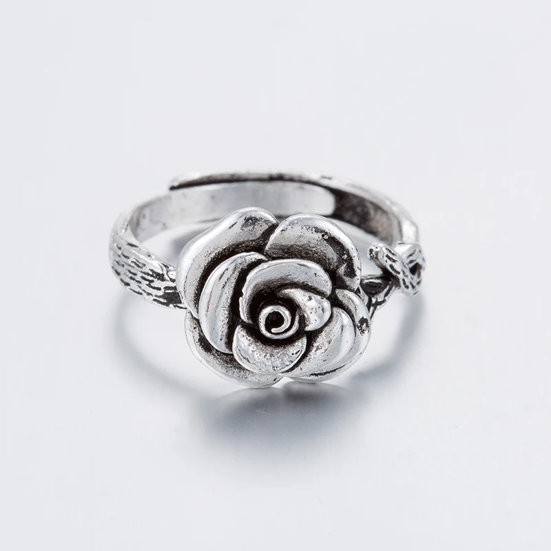 Yiustar Retro Silver Plated Women Jewelry Rose Flower Rings for Women Vintage Groot Adjustable Fine Rose Jewelry Love Ring Gift
Yiustar Retro Silver Plated Women Jewelry Rose Flower Rings for Women Vintage Groot Adjustable Fine Rose Jewelry Love Ring Gift