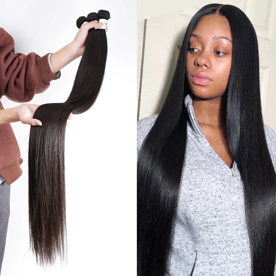 Brazilian Virgin Hair Extension Hair Weave Bundles Straight 100% Human Hair 30 32 Inch 34 Inch 1 3/4 Bundles Natural Color
Brazilian Virgin Hair Extension Hair Weave Bundles Straight 100% Human Hair 30 32 Inch 34 Inch 1 3/4 Bundles Natural Color