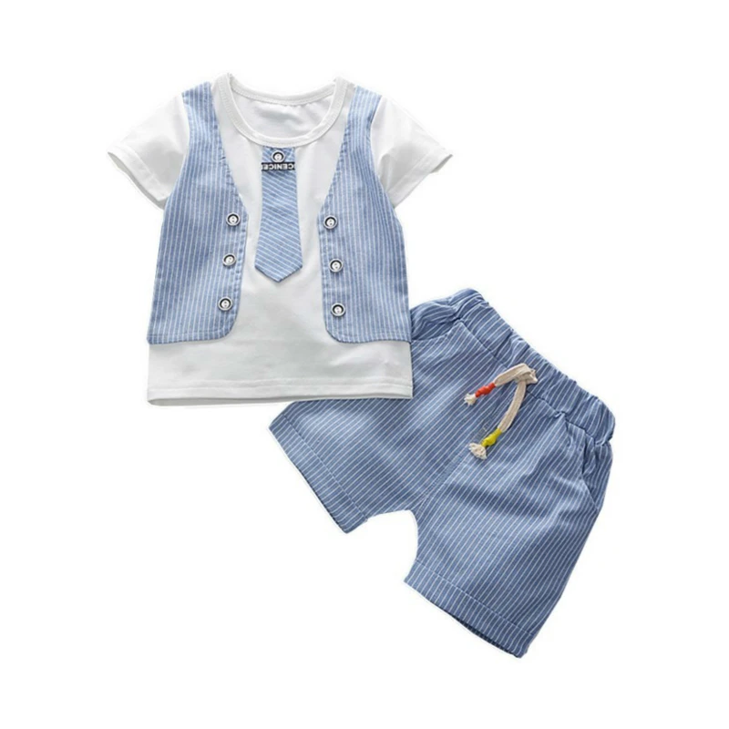 Children Boys Girls Short Sleeve Fake Vest T-shirt Pants 2Pcs/Sets Baby Casual Style Clothing Sets Summer Fashion Infant Outfits
Children Boys Girls Short Sleeve Fake Vest T-shirt Pants 2Pcs/Sets Baby Casual Style Clothing Sets Summer Fashion Infant Outfits