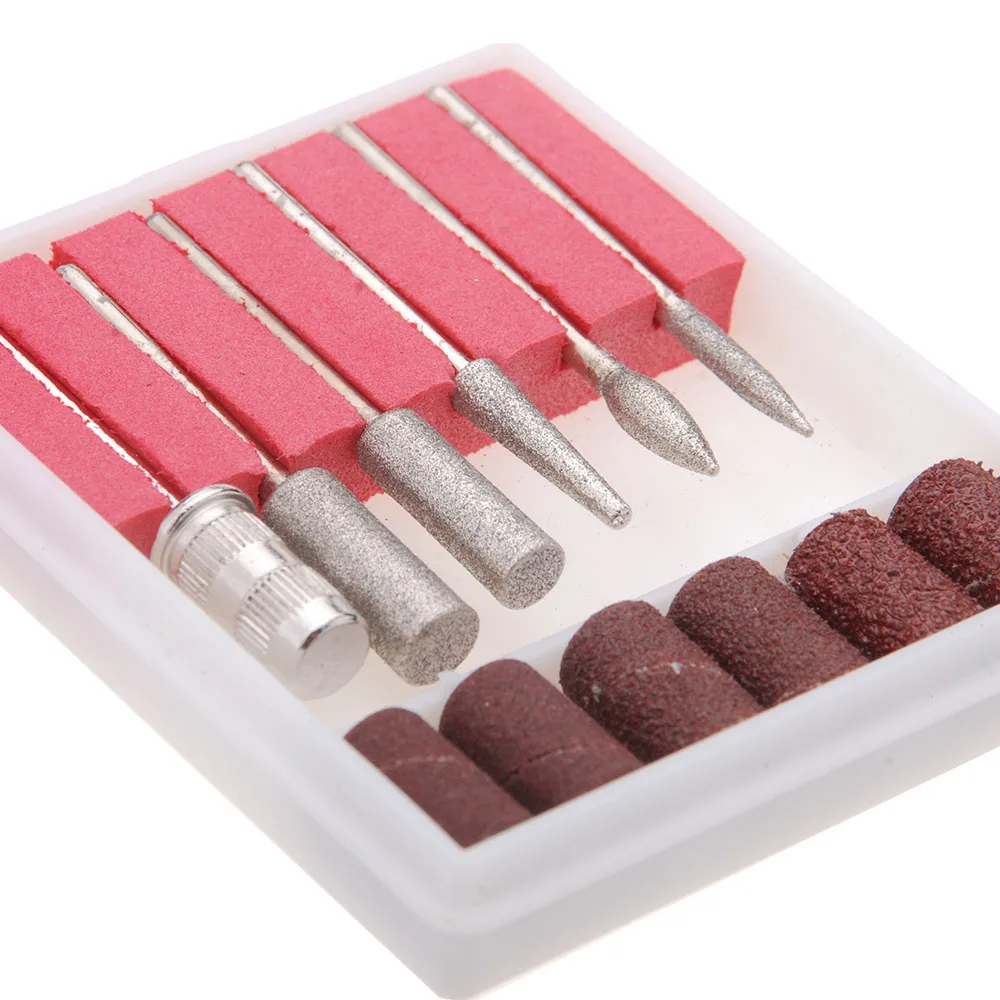 6Pcs/Lot Nail Drill Bit Kit Stainless Steel Nail Sanding Bands Electric Manicure Drills Accessory Replacement Set Nail File Tool
6Pcs/Lot Nail Drill Bit Kit Stainless Steel Nail Sanding Bands Electric Manicure Drills Accessory Replacement Set Nail File Tool
