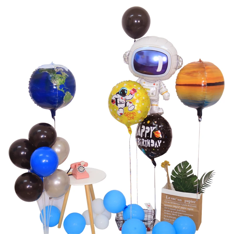 NEW Baby Boy Favor Toy Party Deco HAPPY BIRTHDAY Outer Space Astronaut Foil Balloon Rocket Explore Earth Balloon Toy Accessories
NEW Baby Boy Favor Toy Party Deco HAPPY BIRTHDAY Outer Space Astronaut Foil Balloon Rocket Explore Earth Balloon Toy Accessories