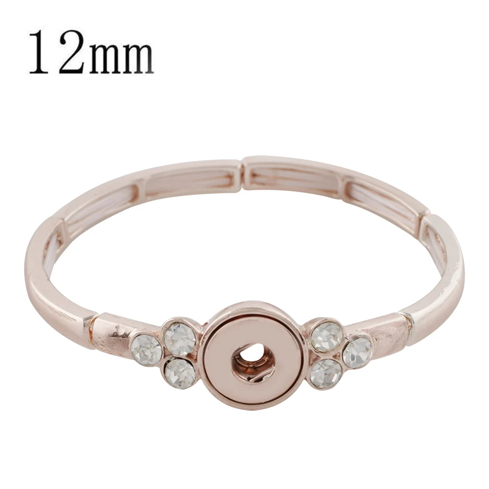 2018 Round Popular Rhinestone Rose Gold Silver Color Bracelet Jewelry Top Quality Wholesale fit 12mm Snap Button for girl gifts
2018 Round Popular Rhinestone Rose Gold Silver Color Bracelet Jewelry Top Quality Wholesale fit 12mm Snap Button for girl gifts