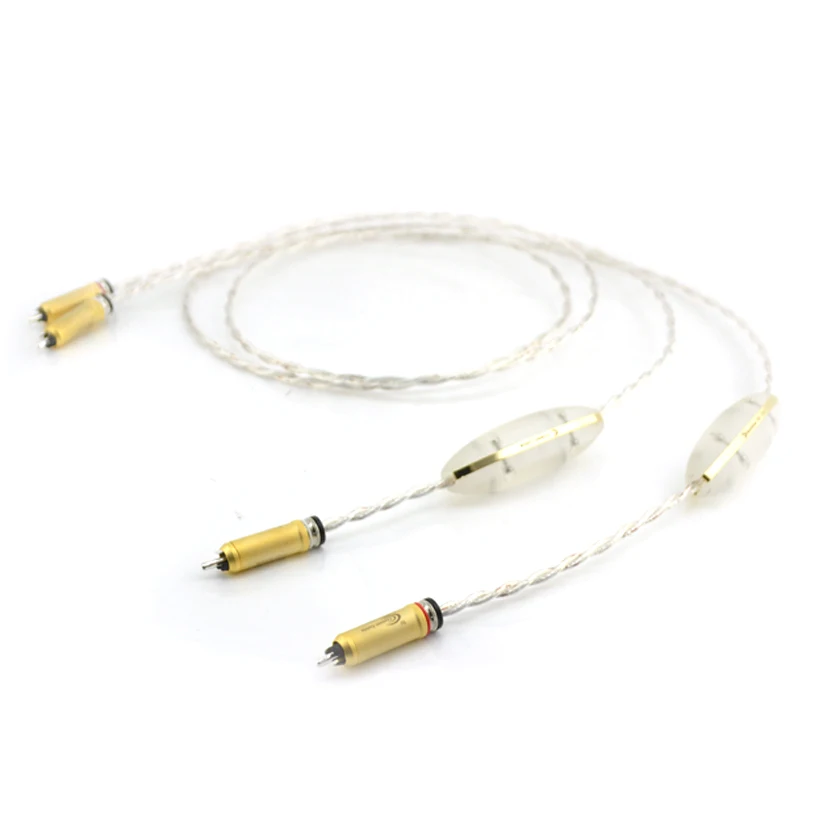 Free shipping Crystal Cable Dreamline RCA Audio interconnects with WBT-0102Ag connector plug
Free shipping Crystal Cable Dreamline RCA Audio interconnects with WBT-0102Ag connector plug