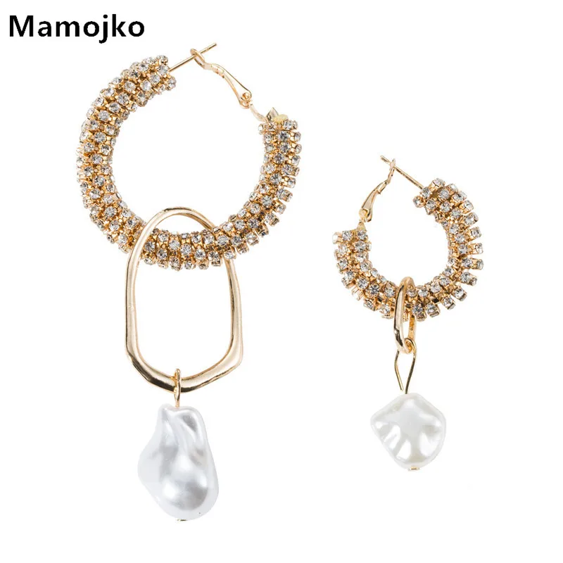 Mamojko Korea Design Metal Gold Geometric Irregular Circle Square Natural Freshwater Pearl Drop Earrings for Women Girl Gift
Mamojko Korea Design Metal Gold Geometric Irregular Circle Square Natural Freshwater Pearl Drop Earrings for Women Girl Gift