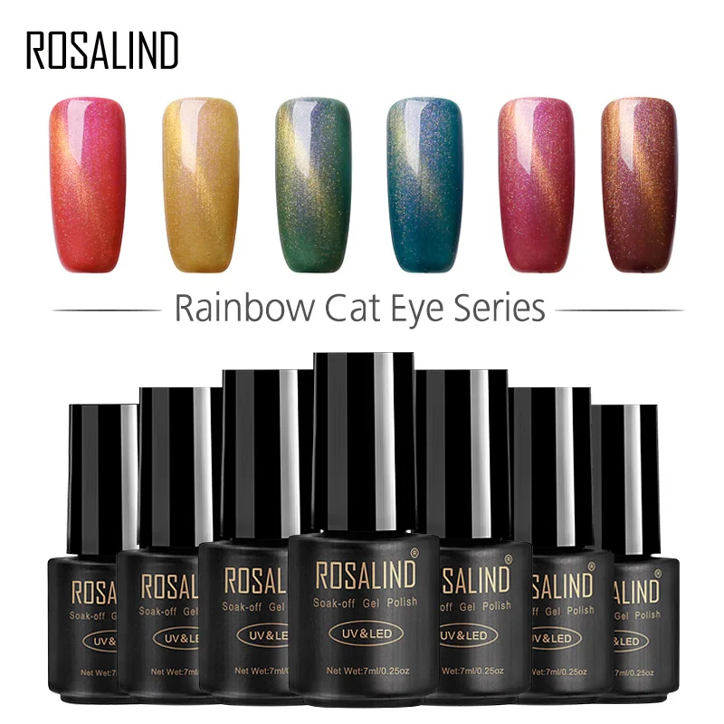 ROSALIND Gel 1S Neon Rainbow 3D Cat Eyes Magnetic Nail Gel polish fast dry semi permanent For Nail Art design Hybrid varnishes
ROSALIND Gel 1S Neon Rainbow 3D Cat Eyes Magnetic Nail Gel polish fast dry semi permanent For Nail Art design Hybrid varnishes