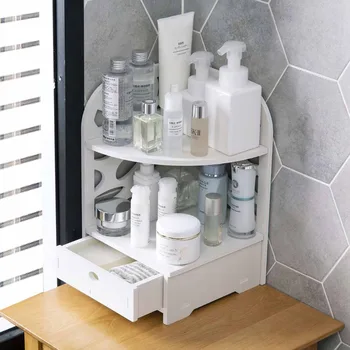Wood Plastic Board Storage Shelf With Drawer Multi-layer Tripod Bathroom Corner Storage Rack Kitchen Organizer Storage Rack
Wood Plastic Board Storage Shelf With Drawer Multi-layer Tripod Bathroom Corner Storage Rack Kitchen Organizer Storage Rack
