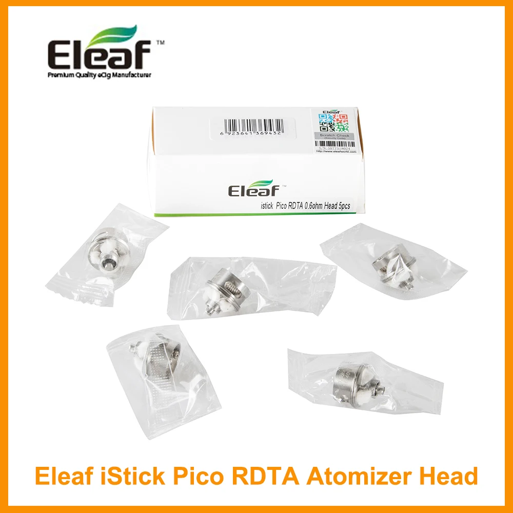 5pcs Original Eleaf iStick Pico RDTA Atomizer Head Deck 0.6ohm Replacement Coil KA 15-40W For VW Bypass/Smart Modes E-Cig
5pcs Original Eleaf iStick Pico RDTA Atomizer Head Deck 0.6ohm Replacement Coil KA 15-40W For VW Bypass/Smart Modes E-Cig