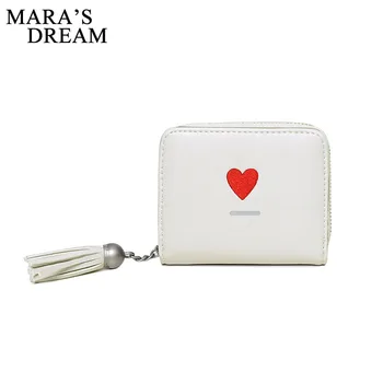 Mara's Dream 2018 Short Tassel Women's Purse Small Mini Wallet Women Card Coin Purse PU Leather Printed Heart Lady Zipper Female
Mara's Dream 2018 Short Tassel Women's Purse Small Mini Wallet Women Card Coin Purse PU Leather Printed Heart Lady Zipper Female