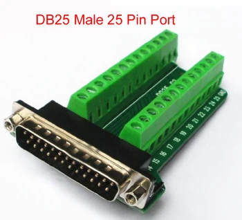 5pcs/lot DB25 Male 25 Pin Port Signals Breakout Board Screw terminals adapter plate
5pcs/lot DB25 Male 25 Pin Port Signals Breakout Board Screw terminals adapter plate