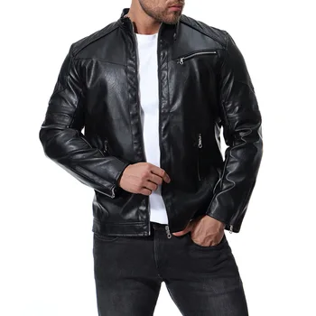 leather jacket men 2018 autumn zipper mens leather jacket slim fit banded mens motorcycle jacket
leather jacket men 2018 autumn zipper mens leather jacket slim fit banded mens motorcycle jacket