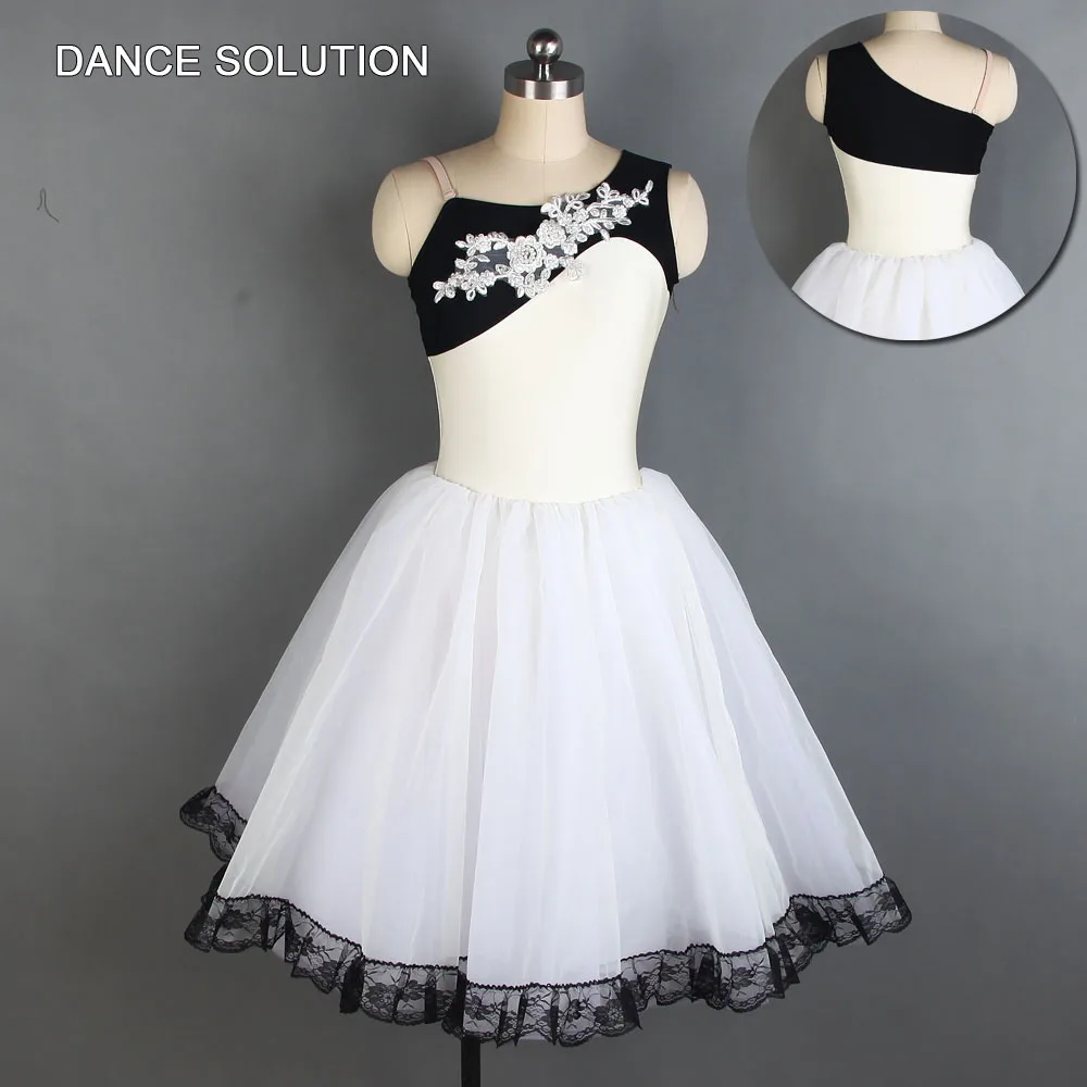 

Ivory Spandex Bodice with Long Skirt Romantic Ballet Tutu for Girls & Women Ballerina Dance Competition Dress Dancewear 20021