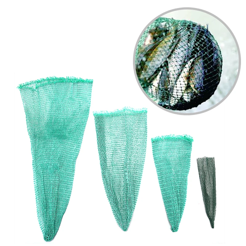 Fishing Net~Mesh Bag Green FishBag Cage TackleFishing Landing Tackle accessoY_cd