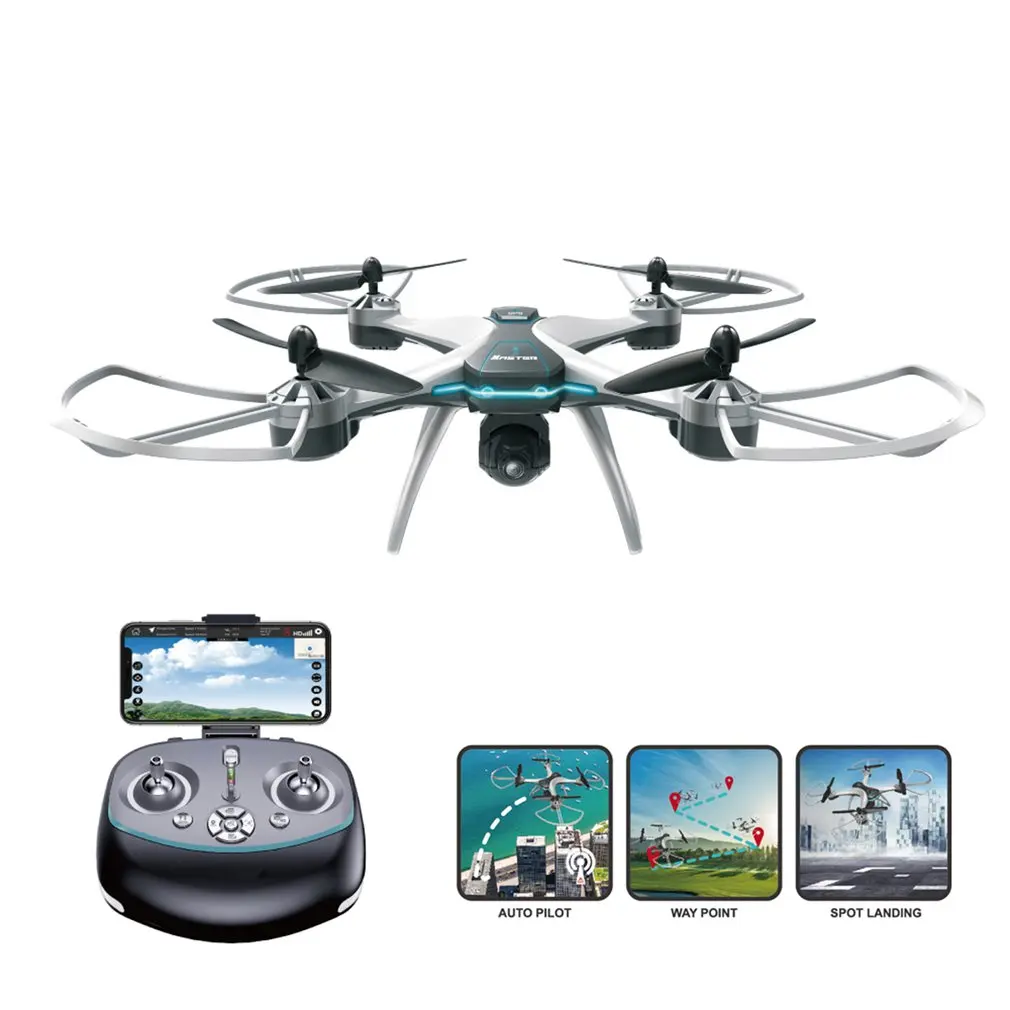 

6-axis WIFI FPV RC Drone With 720P/1080P HD Camera Follow Me Onekey Return Altitude Hold Headless Mode GPS Quadcopter Helicopter