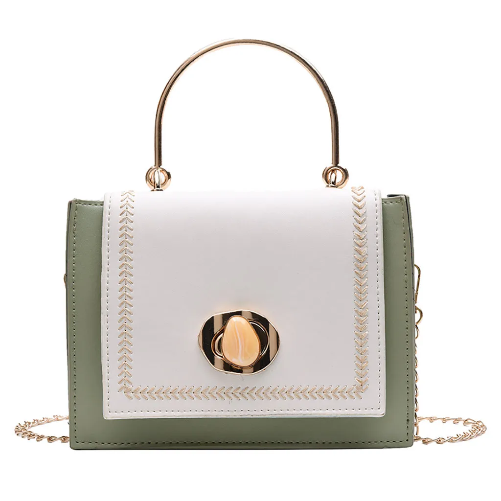 Xiniu Women's Fashion Contrast Color Shoulder Bag Chain Diagonal Cross Bag Handbag Famous Brand Borsa a tracolla da donna#30
Xiniu Women's Fashion Contrast Color Shoulder Bag Chain Diagonal Cross Bag Handbag Famous Brand Borsa a tracolla da donna#30