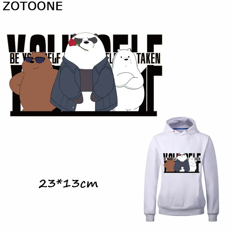 ZOTOONE Fashion Cool Rose Panda Iron on Transfer Patches for Clothing Decoration DIY Stripes Custom Patch Stickers Applique E
ZOTOONE Fashion Cool Rose Panda Iron on Transfer Patches for Clothing Decoration DIY Stripes Custom Patch Stickers Applique E