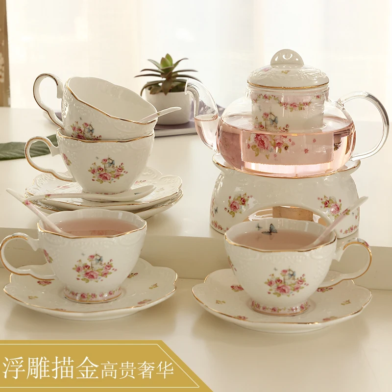 New Arrival Afternoon Tea Coffee Cup Set Creative Heat Resistant Bone China Glass Flower Tea Set With Heating Base Free Shipping
New Arrival Afternoon Tea Coffee Cup Set Creative Heat Resistant Bone China Glass Flower Tea Set With Heating Base Free Shipping