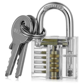 

19 In 1 Practice Padlock Set - Door Lock + Lock picks Combination lock Tool Hooks Hardware