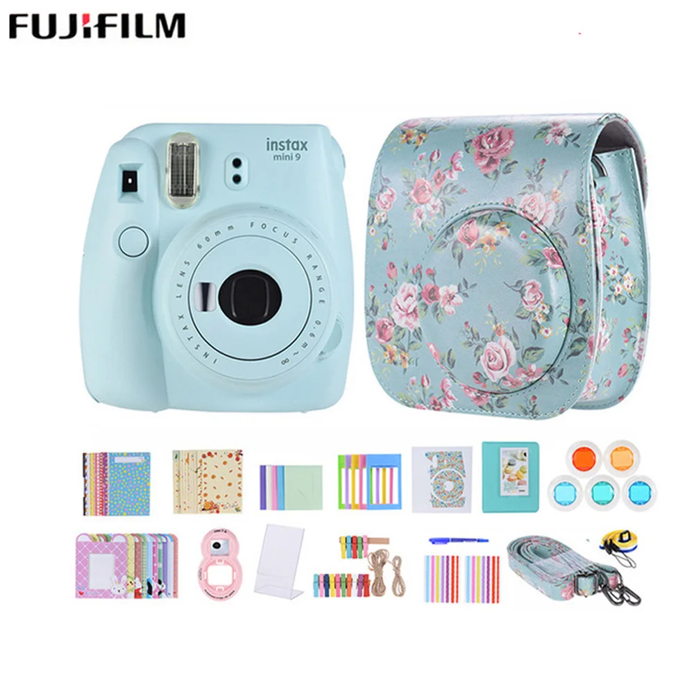 New 5 Colors Fujifilm Instax Mini 9 Instant Camera Photo Camera+14 in 1 Kit Video Bag Case Protector Filter+Album+Sticker
New 5 Colors Fujifilm Instax Mini 9 Instant Camera Photo Camera+14 in 1 Kit Video Bag Case Protector Filter+Album+Sticker