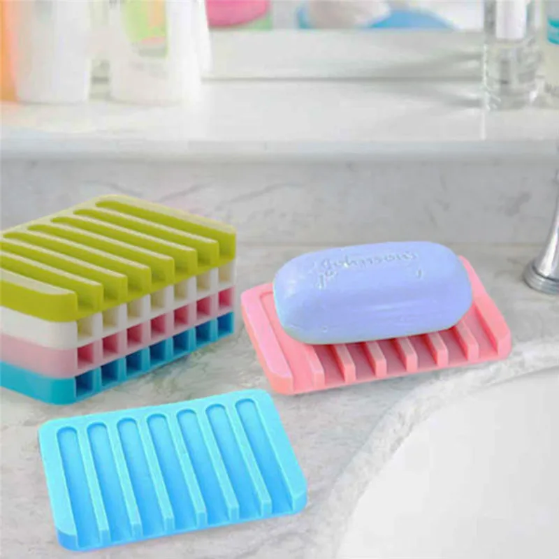 1Pcs Silicone Flexible Soap Dish Storage Soap Holder Plate Cup Tray Drain Bath Tools Sink Storage Basket 6 Colors Small Objects
1Pcs Silicone Flexible Soap Dish Storage Soap Holder Plate Cup Tray Drain Bath Tools Sink Storage Basket 6 Colors Small Objects