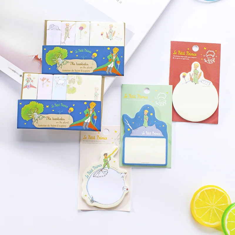 120 Pages /Pack Little Prince Memo Pad Sticky Notes Paper Writing School Office Supply Notepad Stationery
120 Pages /Pack Little Prince Memo Pad Sticky Notes Paper Writing School Office Supply Notepad Stationery