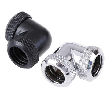 1Pc Computer Water Cooling Accessory 14mm G1/4 Inner Thread 90 Degree Tube Connector
1Pc Computer Water Cooling Accessory 14mm G1/4 Inner Thread 90 Degree Tube Connector