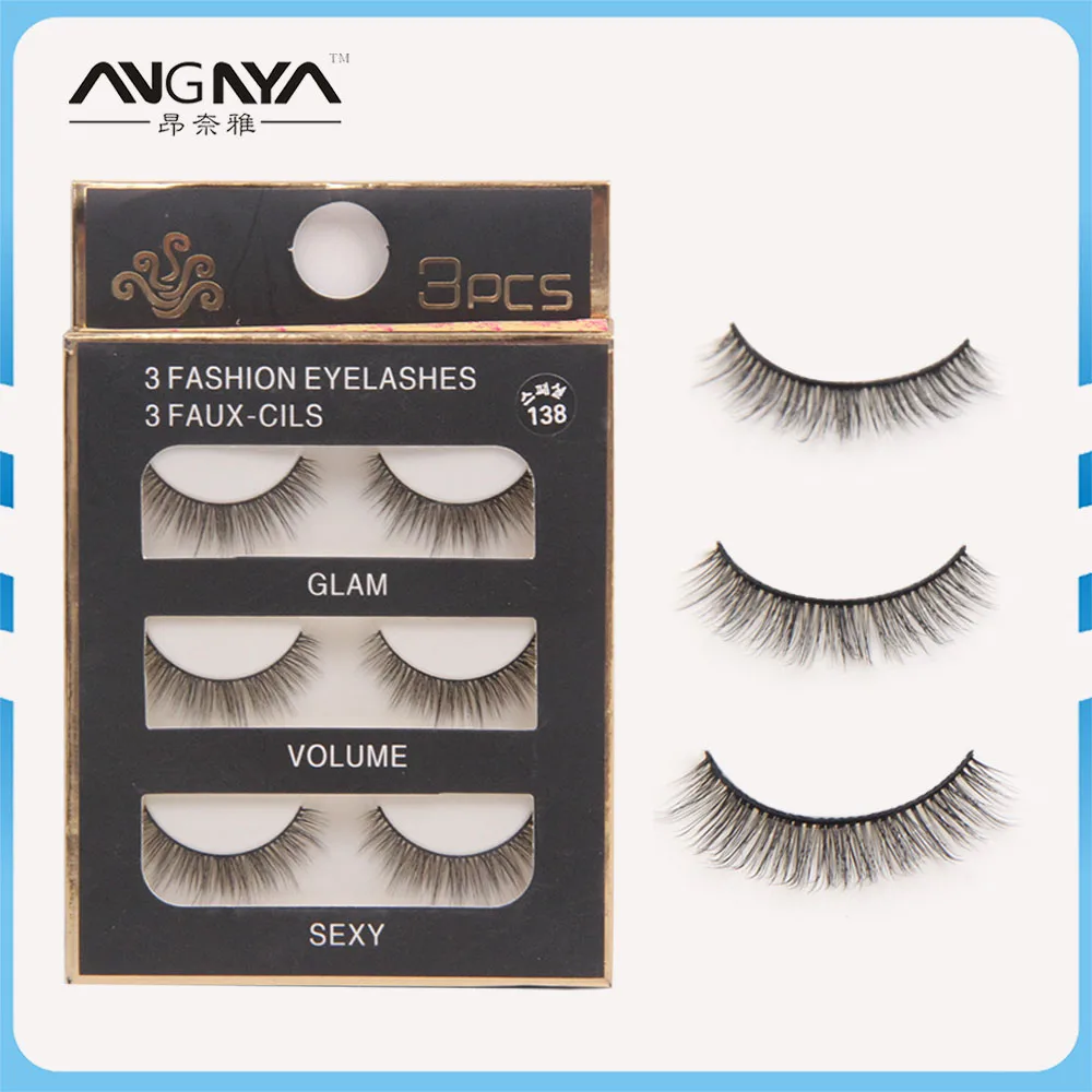 3 Pairs Ladies Makeup Natural Long Black False Eyelashes 10mm 3D Fake Eye Lashes 100% Handmade Makeup Beauty Tools JJM138 A079
3 Pairs Ladies Makeup Natural Long Black False Eyelashes 10mm 3D Fake Eye Lashes 100% Handmade Makeup Beauty Tools JJM138 A079