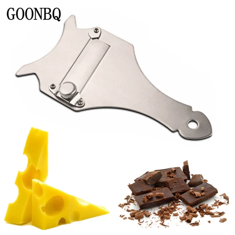 GOONBQ 1 pc Chocolate Peeler Stainless Steel Cheese Slicer Truffles Cutter Vegetable Fruit Cake Decoration Tool
GOONBQ 1 pc Chocolate Peeler Stainless Steel Cheese Slicer Truffles Cutter Vegetable Fruit Cake Decoration Tool
