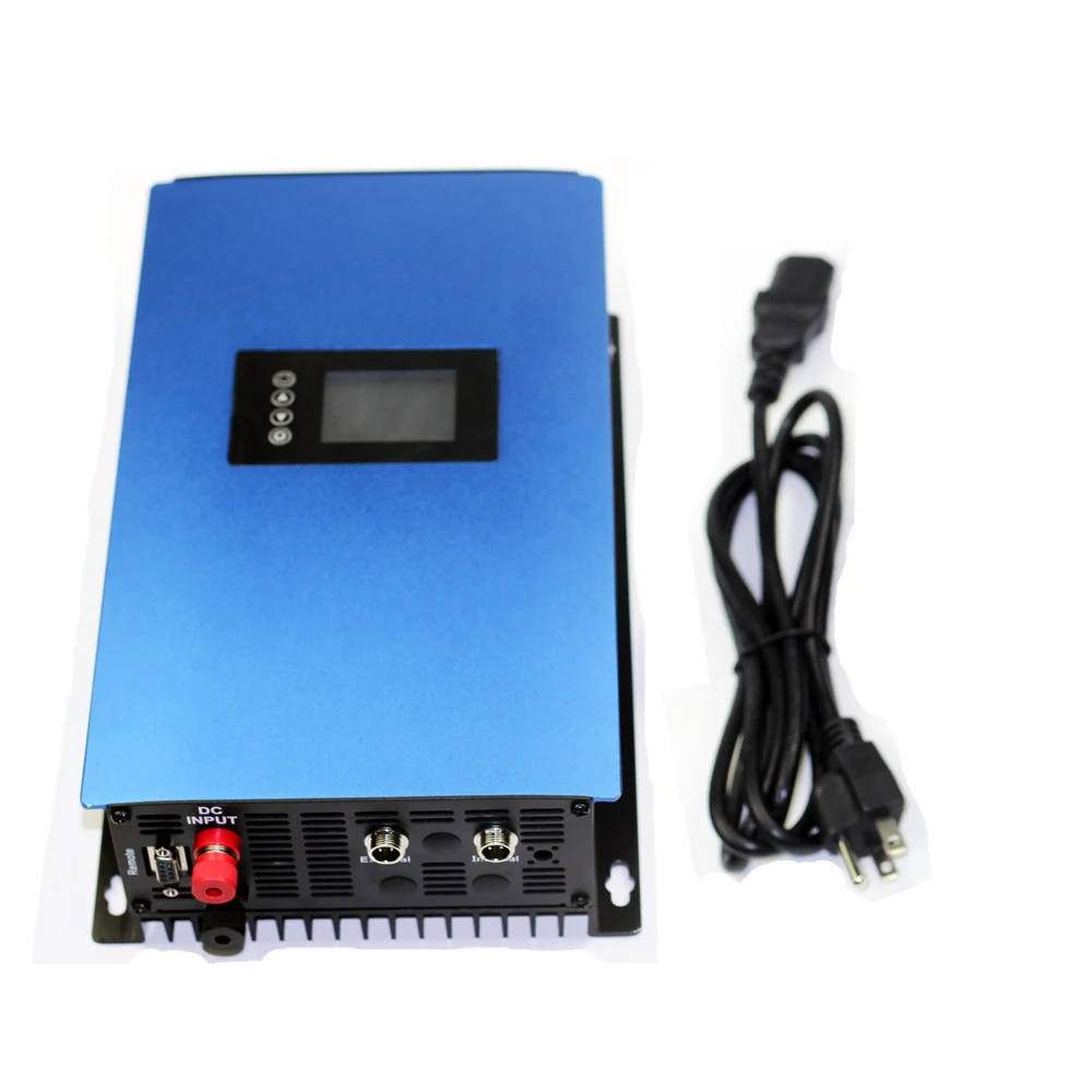1000W LCD Solar Grid Tie inverter ,MPPT pure sine wave on grid inverter DC22-65V or 45-90V to 110V/ 230V AC low battery cut off
1000W LCD Solar Grid Tie inverter ,MPPT pure sine wave on grid inverter DC22-65V or 45-90V to 110V/ 230V AC low battery cut off