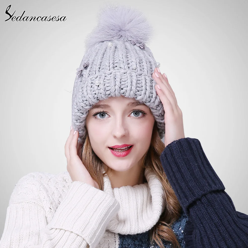 Sedancasesa women's winter hat cute knitted hat pom poms female hats for women girls beanies skullies hat warm knit cap AA150043
Sedancasesa women's winter hat cute knitted hat pom poms female hats for women girls beanies skullies hat warm knit cap AA150043