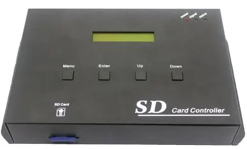 SD100 SD card SPI led pixel controller;1024pixels*4channels output;supports LPD8806/WS2811/WS2812B/TM1804/UCS1903/TLS3001/WS2801
SD100 SD card SPI led pixel controller;1024pixels*4channels output;supports LPD8806/WS2811/WS2812B/TM1804/UCS1903/TLS3001/WS2801