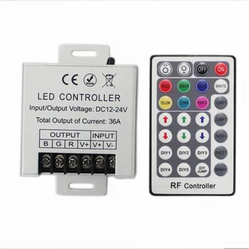 Mokungit 28 Keys LED RF RGB Remote Controler For RGB SMD 3528 5050 LED Strip LED Lights Controller Input DC12V 30A
Mokungit 28 Keys LED RF RGB Remote Controler For RGB SMD 3528 5050 LED Strip LED Lights Controller Input DC12V 30A