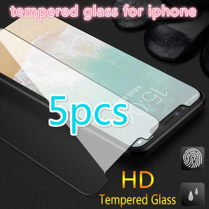 5PCS Screenprotector Tempered Glass for IPhone X XR XS Max 8 7 6 6S Plus 5 5S Screen Protector Film Phone 7 plus
5PCS Screenprotector Tempered Glass for IPhone X XR XS Max 8 7 6 6S Plus 5 5S Screen Protector Film Phone 7 plus