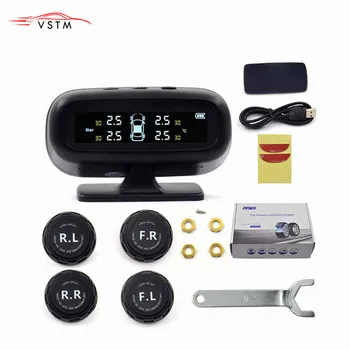 Factory Original Solar TPMS Car Tire Pressure Alarm Monitor System Display Temperature Warning Fuel Save with 4 Sensors
Factory Original Solar TPMS Car Tire Pressure Alarm Monitor System Display Temperature Warning Fuel Save with 4 Sensors