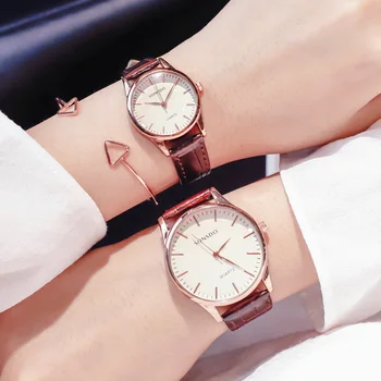 2018 Business Style Big Dial Fashion Casual Watch Men Women Quartz Clock Leather Lovers' Wristwatches Orologio Hours
2018 Business Style Big Dial Fashion Casual Watch Men Women Quartz Clock Leather Lovers' Wristwatches Orologio Hours